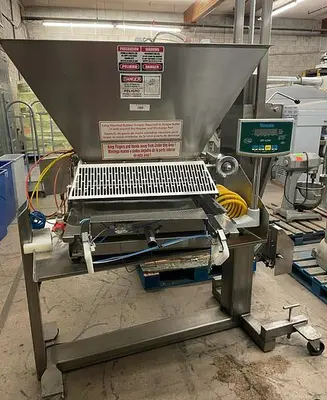 Hinds-Bock Muffin/Cake Batter Depositor Sold W/Automated Lift Table