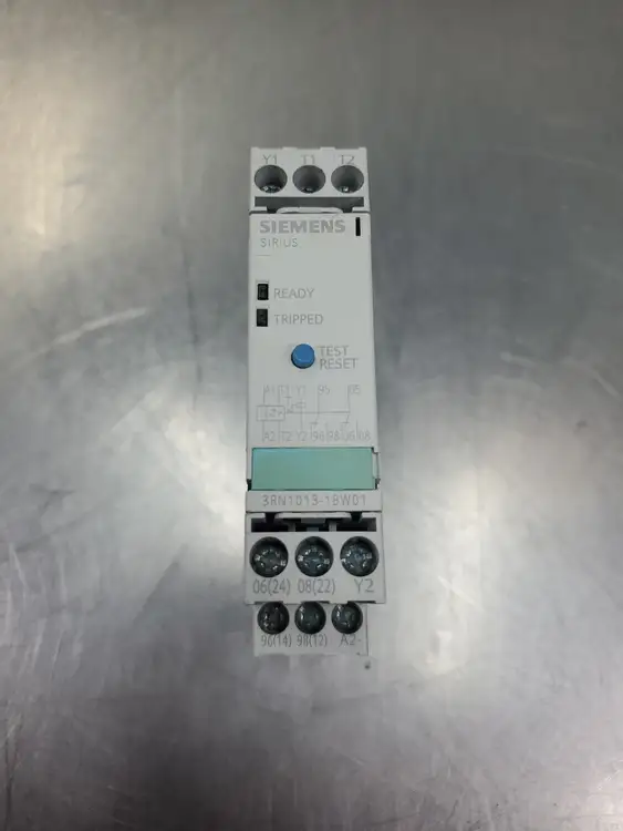 Used Siemens 3RN1013-1BW10 Sirius Motor Protection Time Relay Relays & Switches | Palmetto Automation #1156409