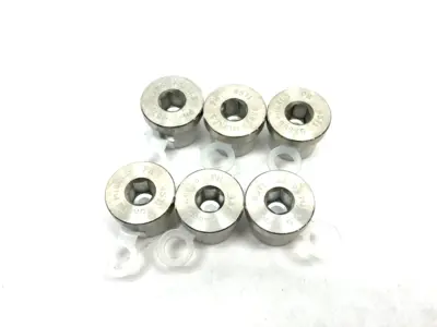 Inner Hex Head M18x1.5 Pipe Fitting Plug, Stainless Steel w/ Seal LOT OF 6