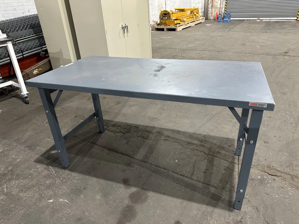 ULINE H-6833T 30" X 60" STEEL ASSEMBLY TABLE