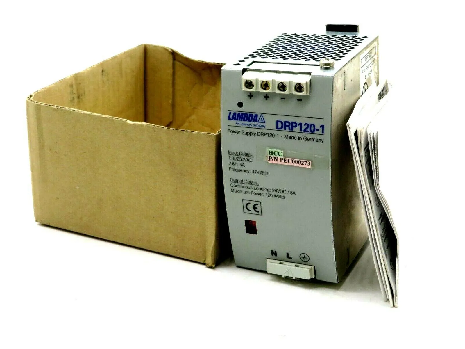 USE LAMBDA DRP120-1 POWER SUPPLY DRP1201