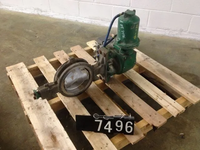 Fisher type 8510 Butterfly Valve size 8"