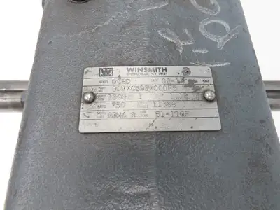 Winsmith Speed Reducer Gearbox 750:1 Double Reduction 2.4RPM 1.15Hp 11388IN-LBS