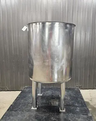 Used 275 Gallon Tank, 304 Stainless Steel