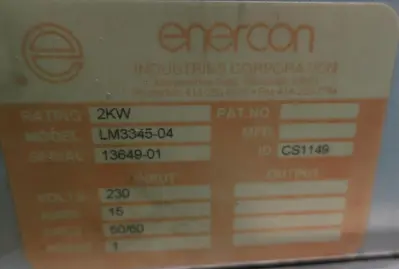 USED ENERCON LM3345-04,