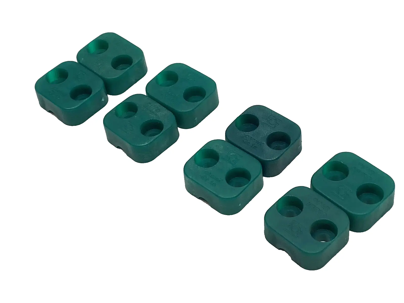 Stauff Gr.1A Clamp Body Tube Mount, Green DIN 3015 LOT OF 4 PAIRS
