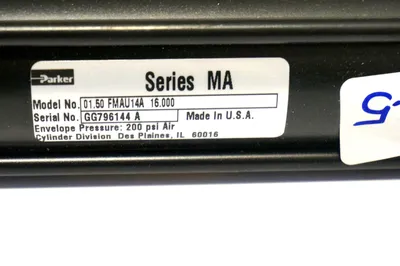 PARKER 01.50 FMAU14A 16.000 CYLINDER SERIES MA 0150FMAU14A16000