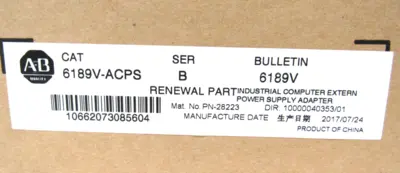 ALLEN BRADLEY 6189V-ACPS POWER SUPPLY SER.B UP1001F-20P 6189VACPS NEW SURPLUS