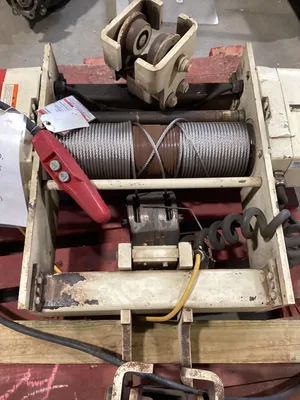 Coffing 1 Ton Hoist On Trolley 20′ WRT2010 3LH 230/460V