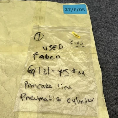 Used Fabco-Air G-121-XJSM Misc Industrial Equipment California US | Davliegogo LLC #1709909