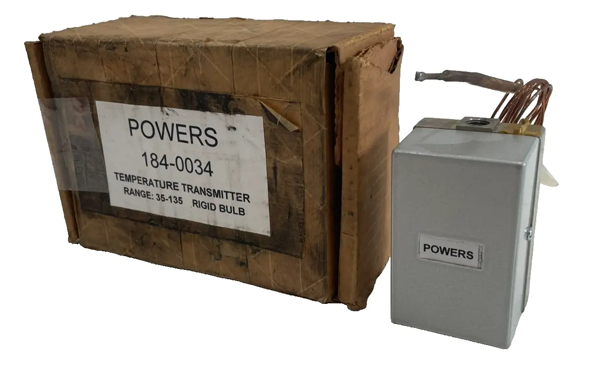 NEW POWERS 184-0034 TEMPERATURE TRANSMITTER 35-1235 RANGE