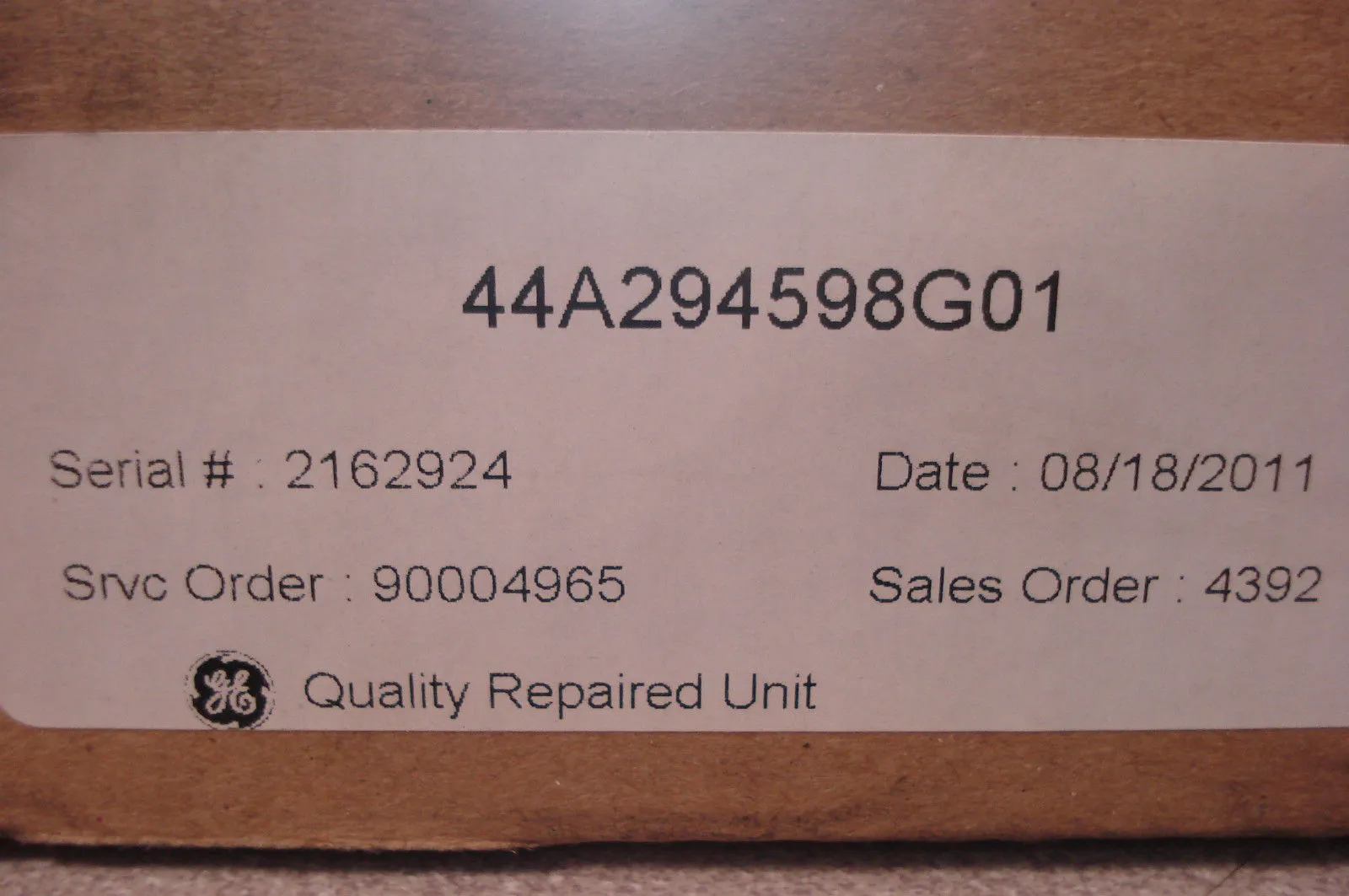 GE 44A294598G01 PC BOARD IC483 FOR SERIES 1050 USED