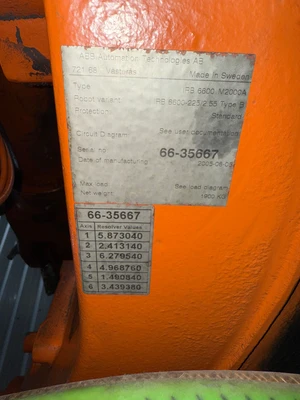 USED ABB IRB 6600
