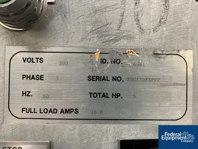 USED Fitzpatrick JT Homoloid Fitzmill, S/S, 3 HP