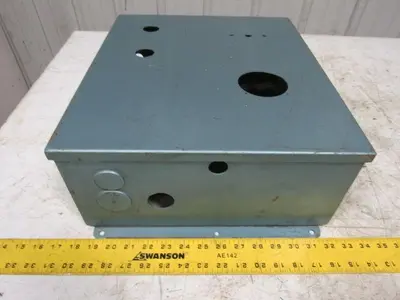 16"x14"x6" Electrical Box Enclosure Panel W/ Back Plate. Wall Mount Lot/2