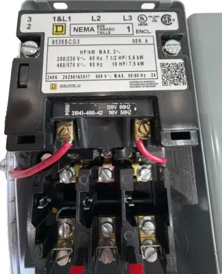 NEW SQUARE D 8536SCG3 V02 AC MAGNETIC STARTER SER. A
