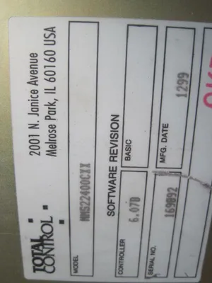 USED TOTAL CONTROL CRTXXXXXCIA SERIES B