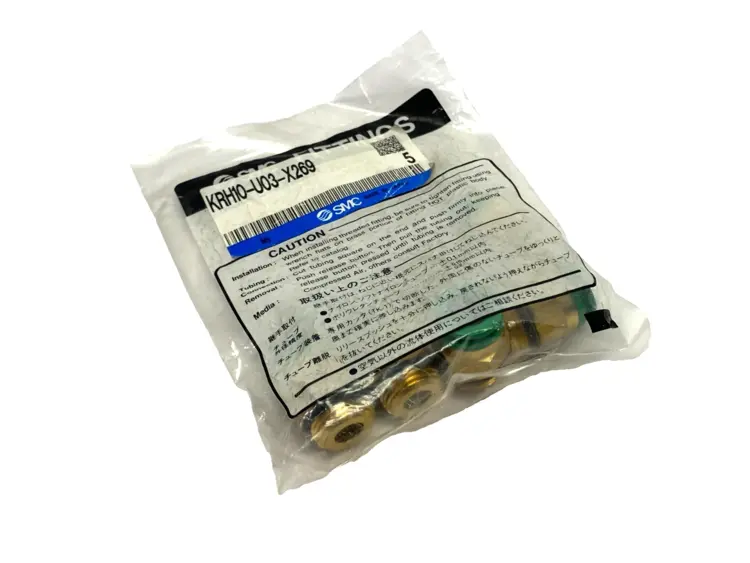 New | in-Stock SMC Pneumatic One-Touch Male Connector Fitting 10mm 3/8" PKG OF 5 Parts (Hydraulics and Pneumatics) Michigan US | Maverick Industrial Sales #1390991