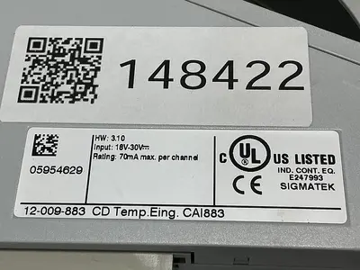 USED SIGMATEK CAI 883