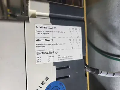 Variable Speed Drive Control Panel - Allen Bradley 1336 Plus II - 600V - Rotary Valve System - NEMA 12