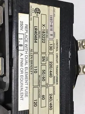 USED ALLEN BRADLEY 1497-N16 SER B