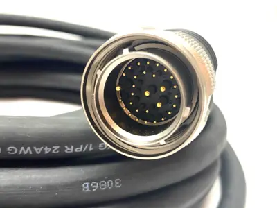 USED STANLEY REV. C HEAVY DUTY JAMNUT EXTENSION CABLE 10M LENGTH