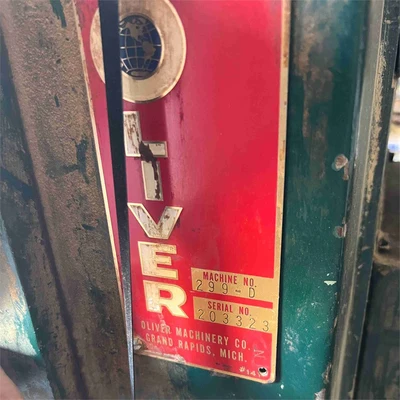 Used OLIVER 299-D Woodworking Planers California US | MachineryMax #1321457