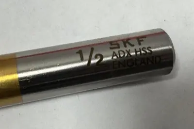 ADX Jobber RH DIN 338 Drill HSS High Speed Steel 1/2 SKF England