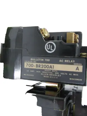 ALLEN BRADLEY 700-BR200A1 AC RELAY 120V 60HZ 700BR200A1 NEW, SURPLUS