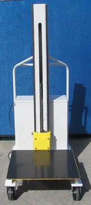 Unidex 250 lbs Electric Material Lift 31" Height 24" x 24" Platform 12V Battery