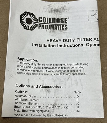 NEW Coilhose Pneumatics 8824M