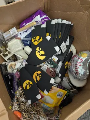 Huge mixed lot of GM - Decor, slippers, can koozies and more - all New