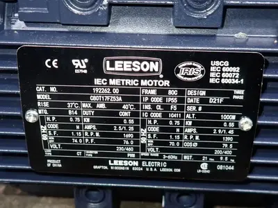 USED LEESON C80T17FZ53A