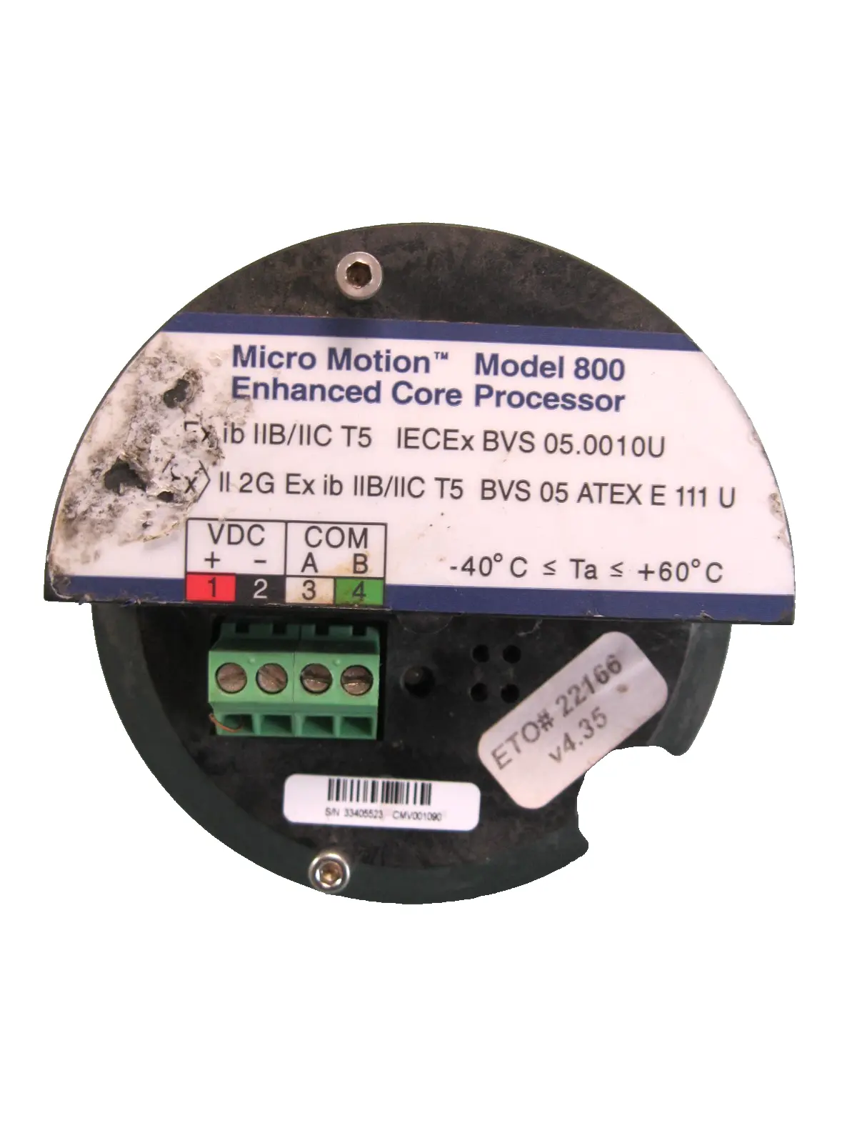 USED Micro Motion 800