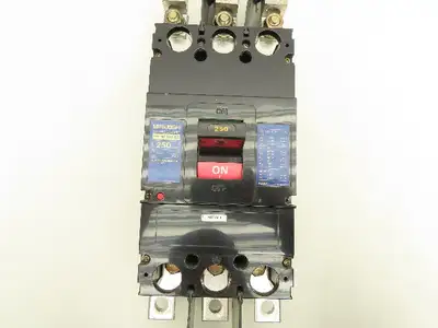 Mitsubishi NF400-SS No-Fuse Circuit Breaker 250A 3 Pole 250 Amp