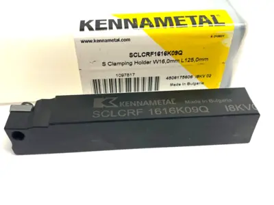 USED KENAMETAL SCREW-ON SCLC-F 95° TOOLHOLDER SCLCRF1616K09Q CUT OFF END