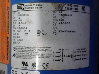 Used WEG 130301211 Pumps Ohio US | HGR 24 #1271912