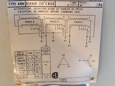 Used WESTINGHOUSE DT-6 Transformers British Columbia CA | Lenmark #835210