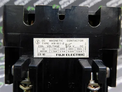 Fuij Electric K916II-2 DC Magnetic Contactor 125VDC Coil Used