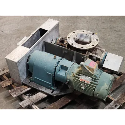 Used 8" Flo-tronics Stainless Steel Rotary Airlock Valve