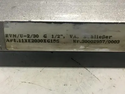 USED SCHLIESSER RVM/U 2/30