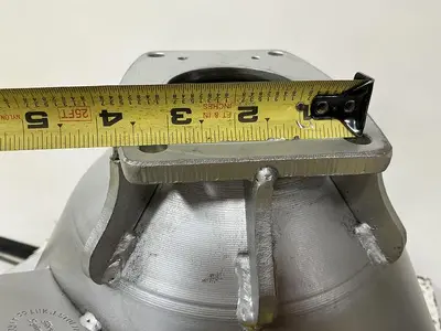 USED METAL FABRICATOR HOPPER