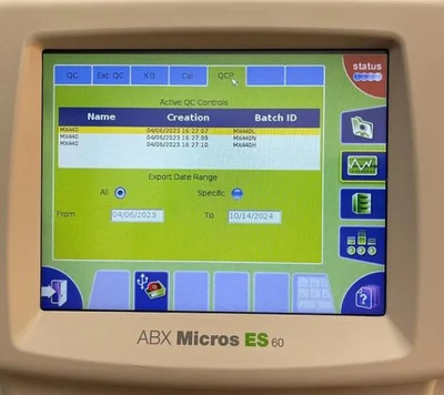 USED HORIBA MICROS ES 60