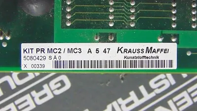 Krauss Maffei KIT PR MC2/MC3 A 5 47 Control Board PCB AE 0 Used