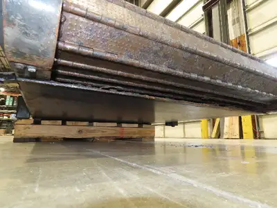Turbo Systems 40"x 14' CNC Scrap Chip Conveyor Low Profile 230/460V 3PH 10FPM