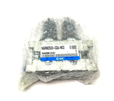 NEW SMC MODULAR DUAL-REGULATOR MANIFOLD 1/4" NPT