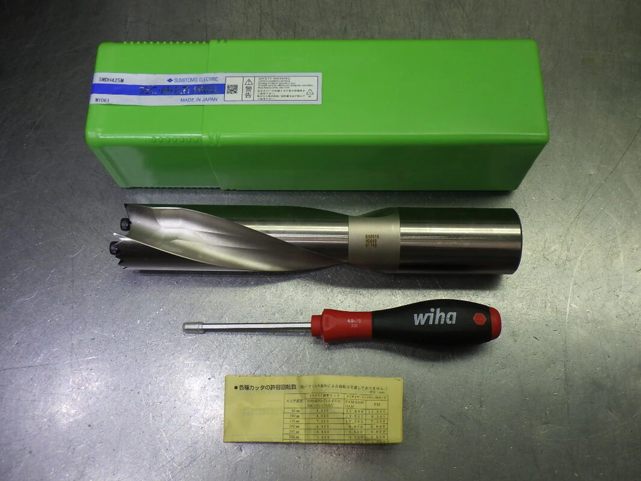 Sumitomo 41.01-42.5mm Coolant Thru Drill 40mm Shank SMDH425M (LOC2668C)