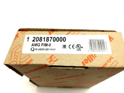 New | in-Stock Weidmuller 2081870000, AMG FIM-0 DIN Rail Power Supplies Michigan US | Maverick Industrial Sales #1462992