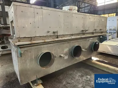 USED Carman 34" x 144" Carman Fluid Bed, Model FBP-302M, S/S