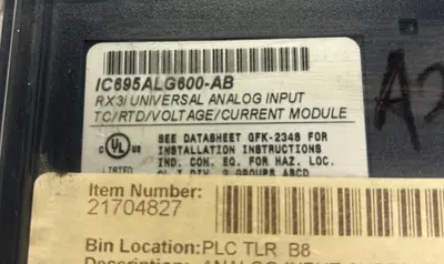 Used GE FANUC IC695ALG600-AB Input / Output Modules | Surplus Asset Holdings #1205847